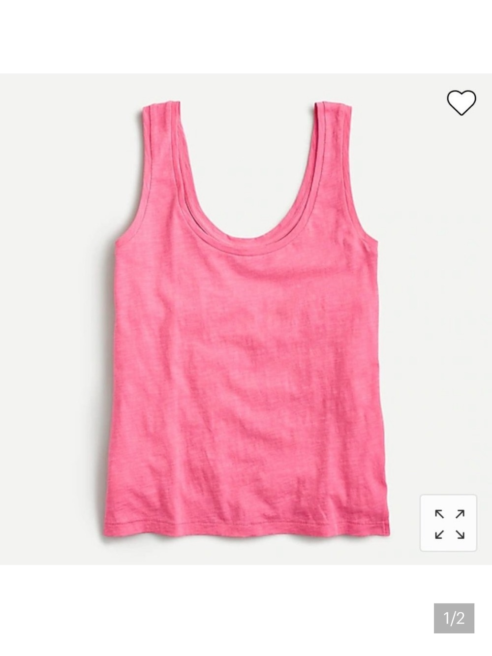 J. Crew Pink Scoop Neck Tank Top